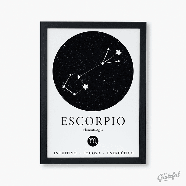 Cuadro Signo Zodiacal - Escorpio