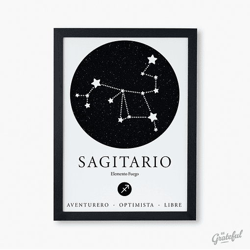 Cuadro Signo Zodiacal - Sagitario