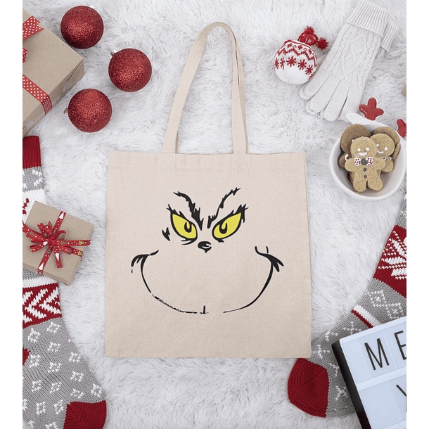 Tote bag Navidad Grinch