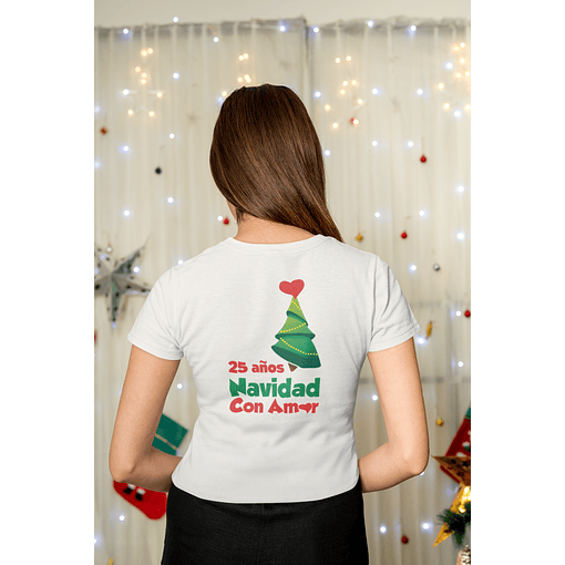 Polera Navidad con Amor - 25 años