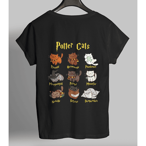 Polera Potter Cats