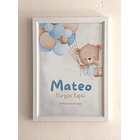 Cuadro Bebé Nombre - Personalizado 1