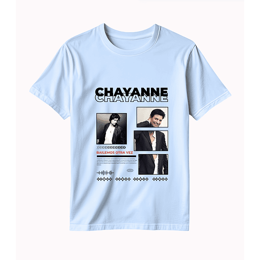 Polera Chayanne 3 - CELESTE