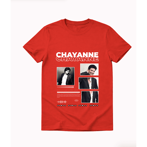 Polera Chayanne 3 - ROJO