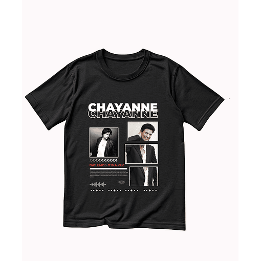 Polera Chayanne 3 - NEGRO