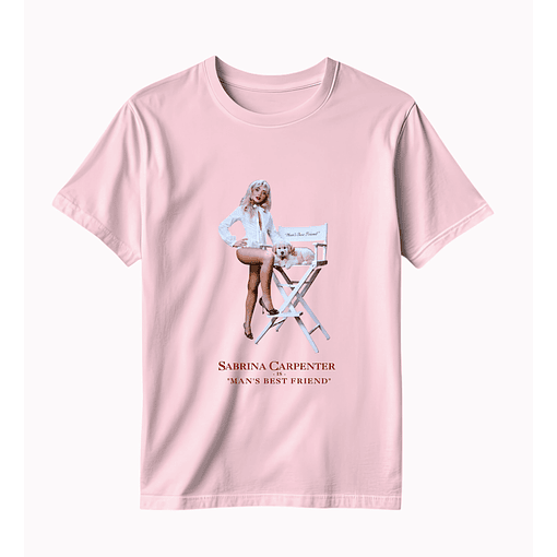 Polera Sabrina Carpenter - Man's best friend 2 - ROSA