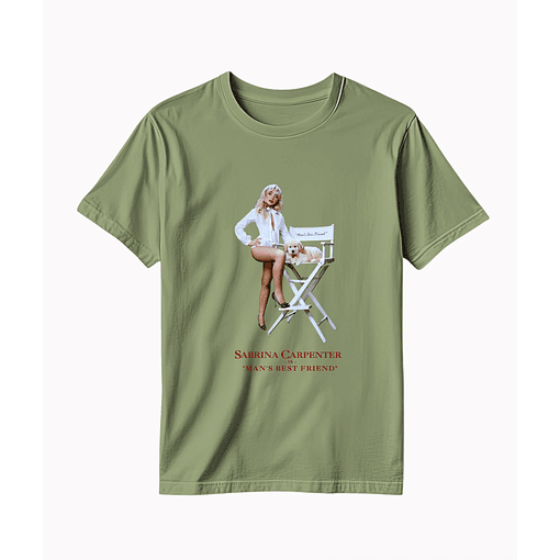 Polera Sabrina Carpenter - Man's best friend 2 - VERDE