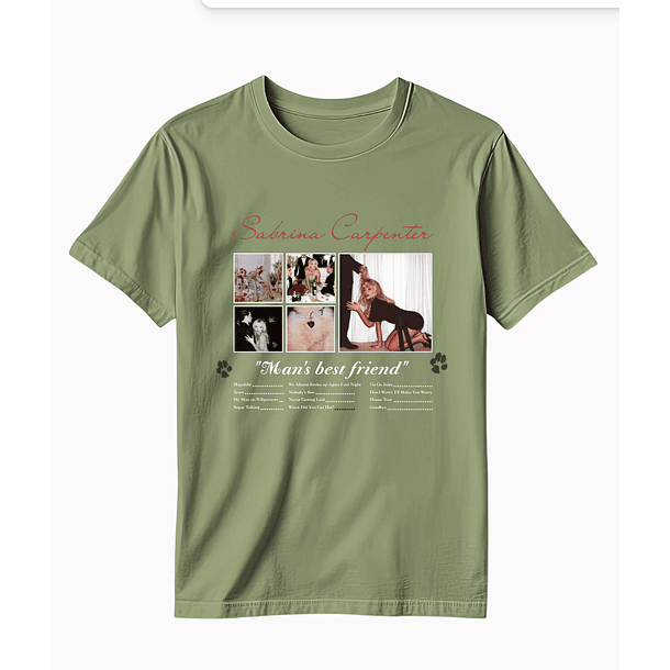 Polera Sabrina Carpenter - Man's best friend 2