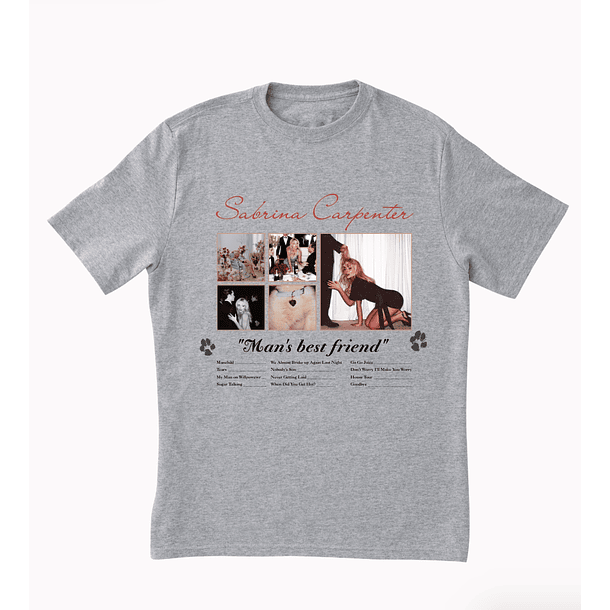 Polera Sabrina Carpenter - Man's best friend 6