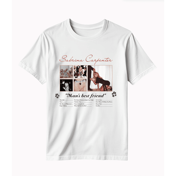 Polera Sabrina Carpenter - Man's best friend 8