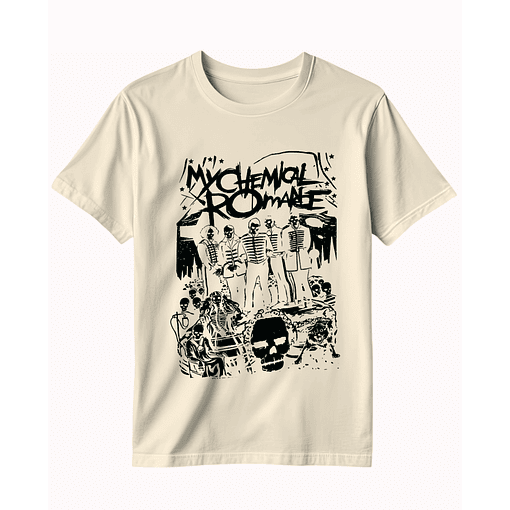 Polera My Chemical Romance 4 - CREMA