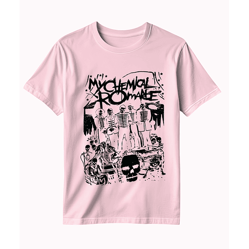 Polera My Chemical Romance 4 - ROSADO