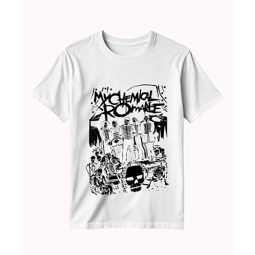 Polera My Chemical Romance 4 - BLANCO
