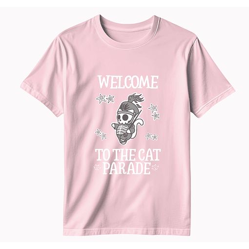 Polera My Chemical Romance Cat Parade - ROSADO