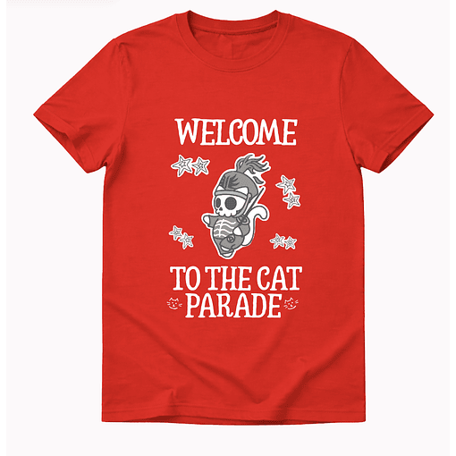 Polera My Chemical Romance Cat Parade - ROJO