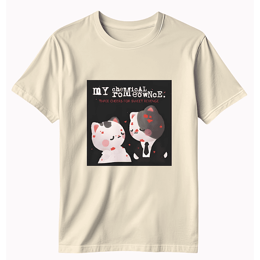 Polera My Chemical Romance 5 - CREMA