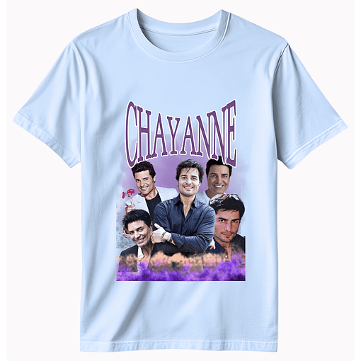 Polera Chayanne 2 - CELESTE