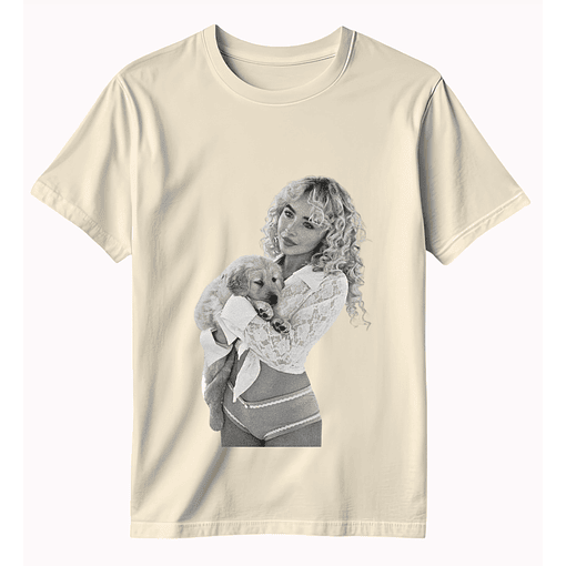 Polera Sabrina Carpenter - CREMA