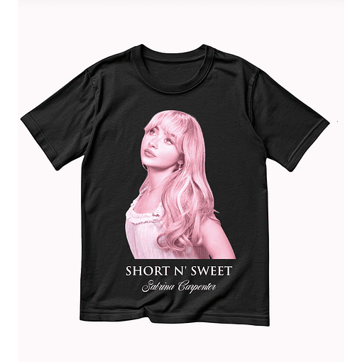 Polera Sabrina Carpenter - NEGRO