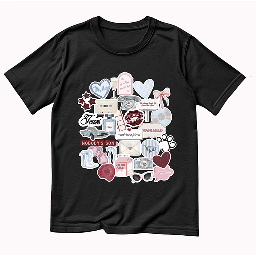 Polera Sabrina Carpenter - NEGRO