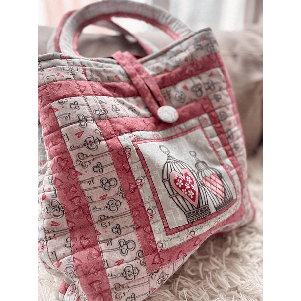 Bolso de género Rosa Chic – Diseño exclusivo de Sylvia Rodriguez 3