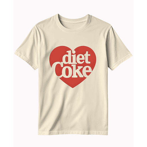 Polera Coke Diet - CREMA