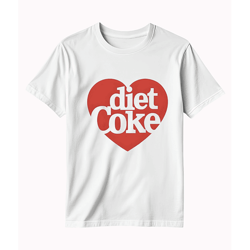 Polera Coke Diet - BLANCO