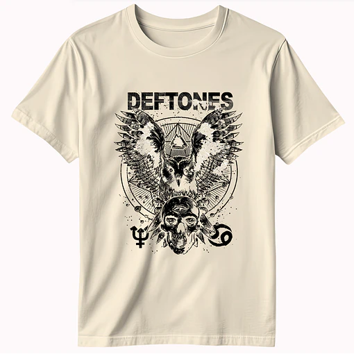 Polera Deftones - CREMA