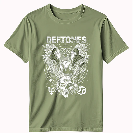 Polera Deftones - VERDE