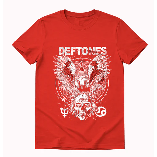 Polera Deftones - ROJO