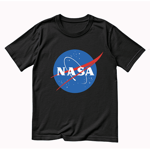 Polera Nasa - NEGRO