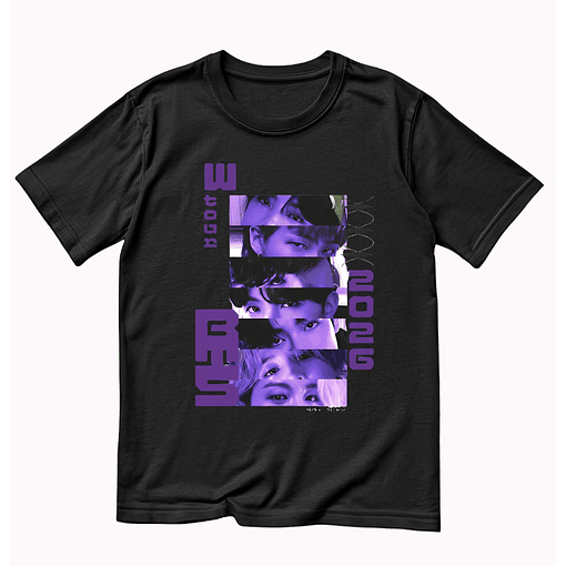 Polera BTS - 2026 - NEGRO