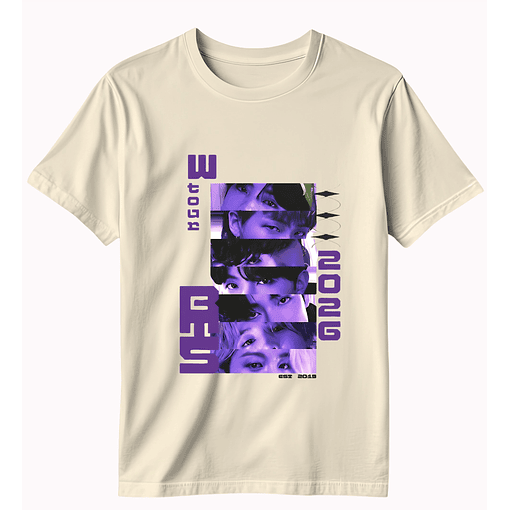 Polera BTS - 2026 - CREMA
