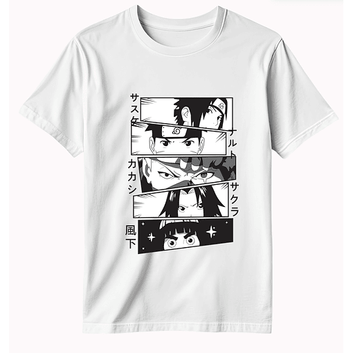 Polera Naruto - BLANCO