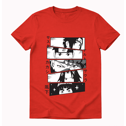 Polera Naruto - ROJO