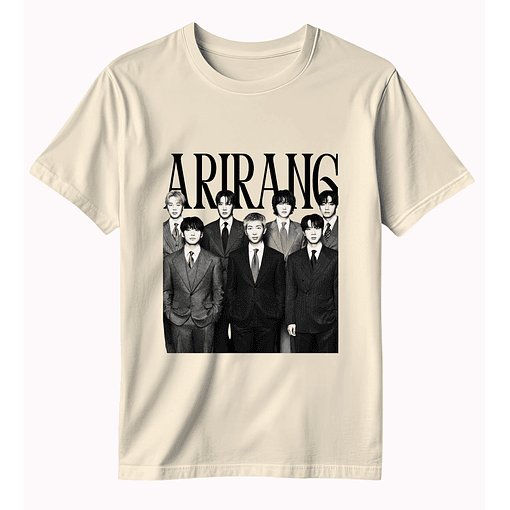 Polera BTS Arirang - CREMA