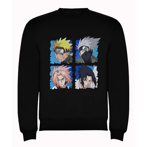 Poleron Naruto - NEGRO