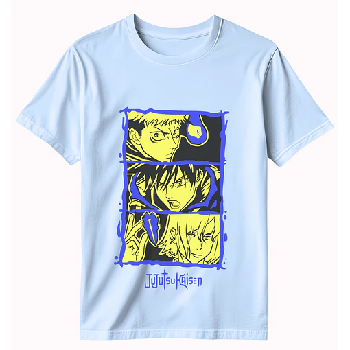 Polera Jujutsu Kaisen - CELESTE