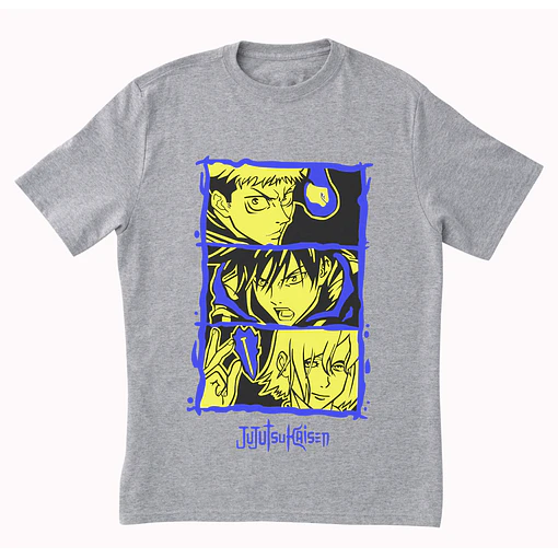 Polera Jujutsu Kaisen - GRIS