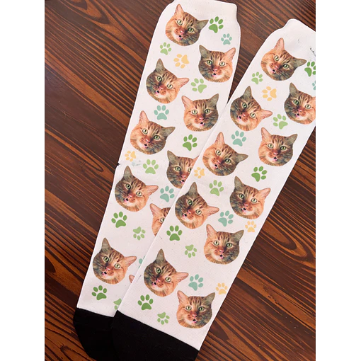 Calcetines Huellas - Personalizable