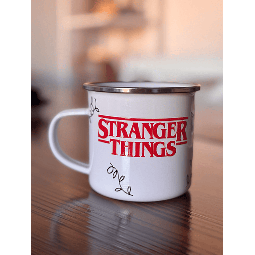 Taza Metálica Stranger Things