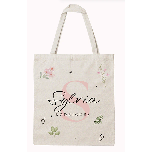 Tote bag Letra Nombre - Personalizado 1