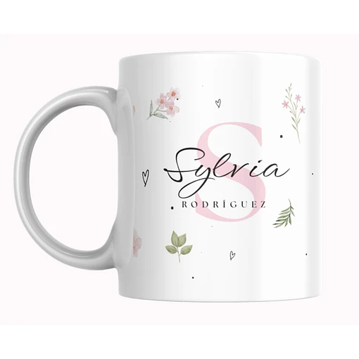 Taza Nombre y Letra Personalizable