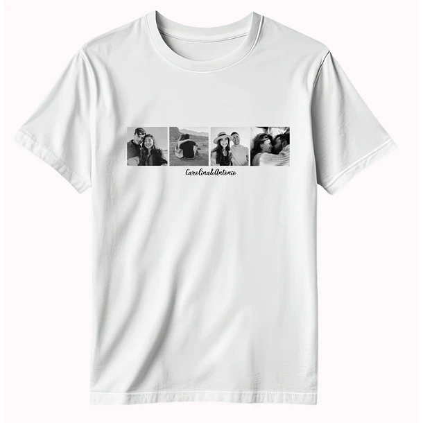 Polera - Personalizada 4 fotos 1
