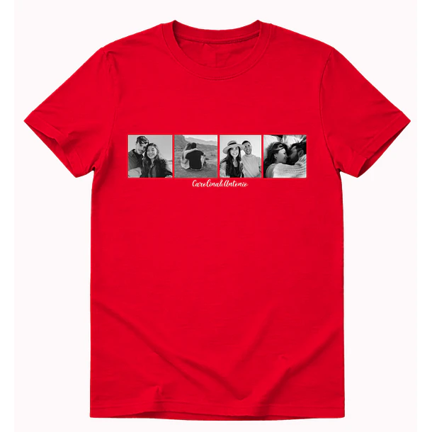 Polera - Personalizada 4 fotos 3