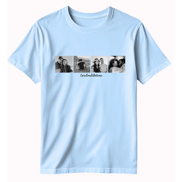 Polera - Personalizada 4 fotos 4