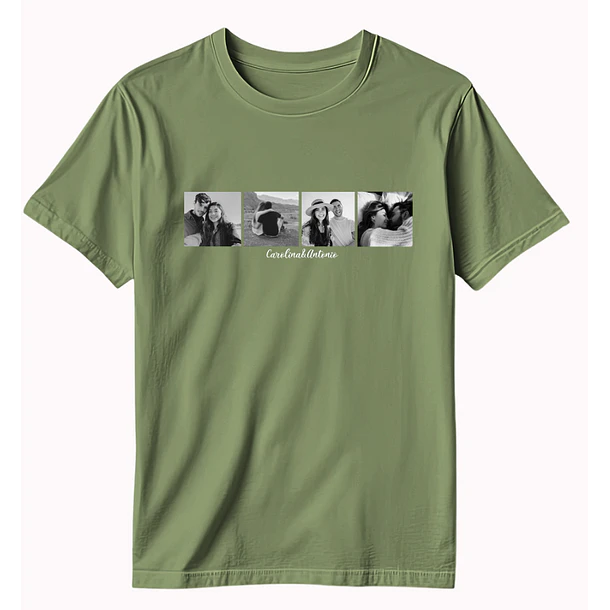 Polera - Personalizada 4 fotos 8