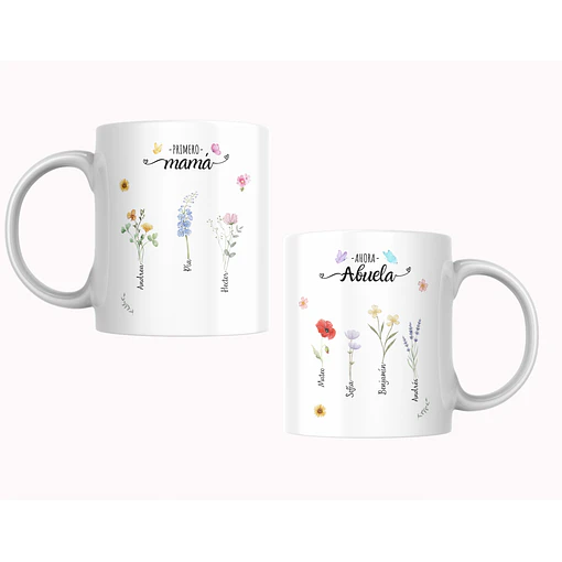 Taza Mamá/abuela - personalizable
