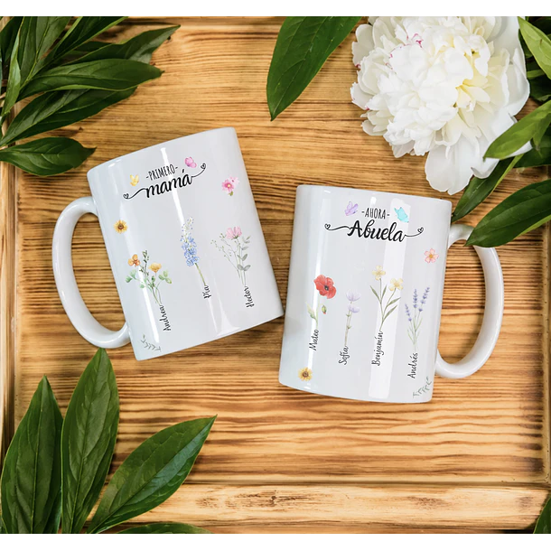 Taza Mamá/abuela - personalizable 2