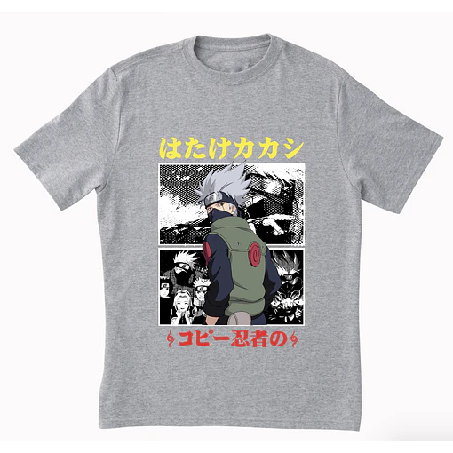 Polera Naruto / Kakashi - GRIS